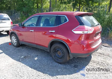 2015 Nissan Rogue S из США, поврежденный, VIN KNMAT2MV1FP580890